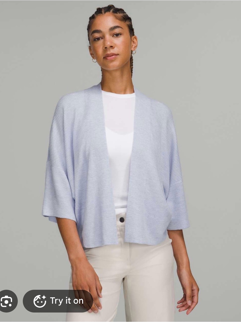 Lululemon shrug